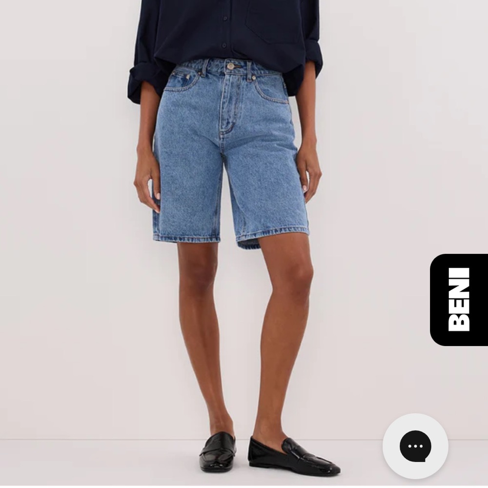 DISSH Bambi Blue Bermuda Denim Shorts